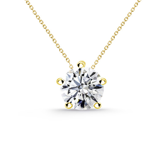Collar Diamante Sira 0.10-0.50Ct Solitario Oro amarillo 99927601045 99927611045
