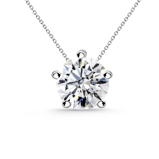 Colier Diamant Sira 0.55-1.00Ct Solitar Aur Alb