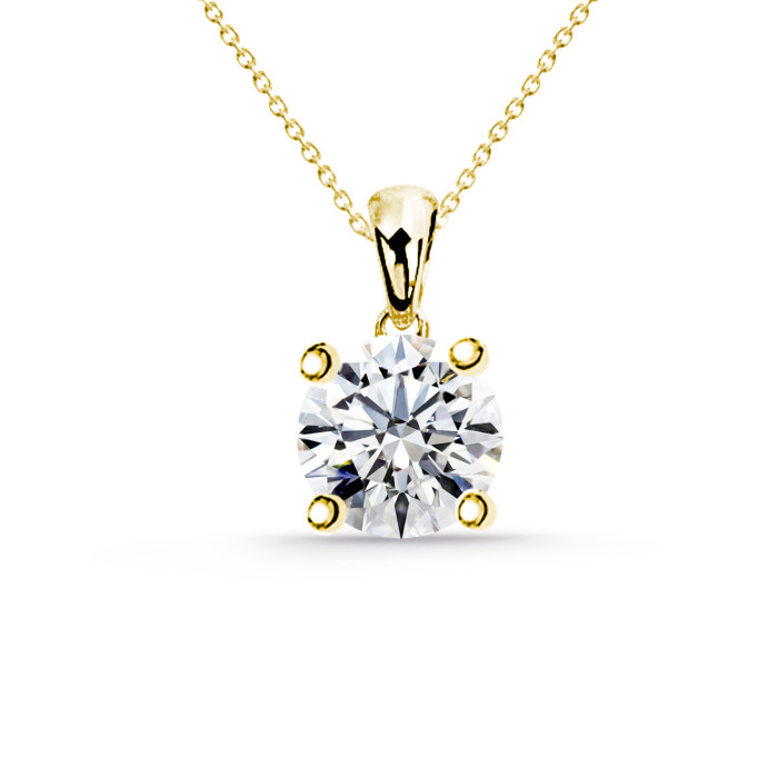 Nancy Diamond Solitaire Necklace Yellow Gold 99928391045
