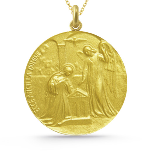 Saint Gabriel Medal 18k Gold 04517060052 2