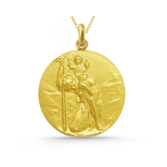 Saint Christopher Medal 18k Gold 04517090052