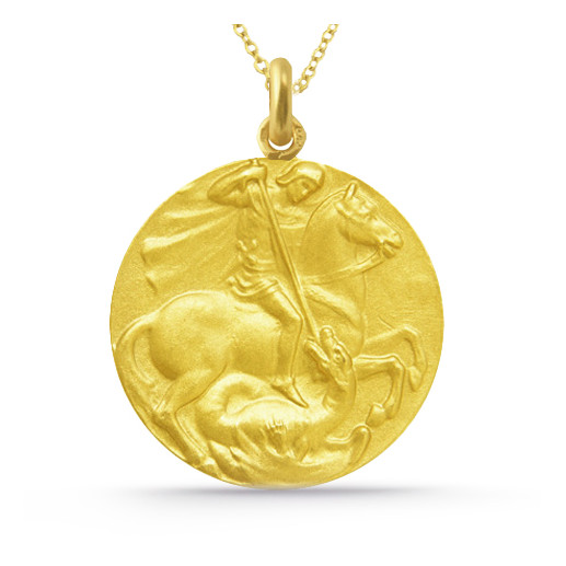 Medalla San Jorge Oro 18K 2