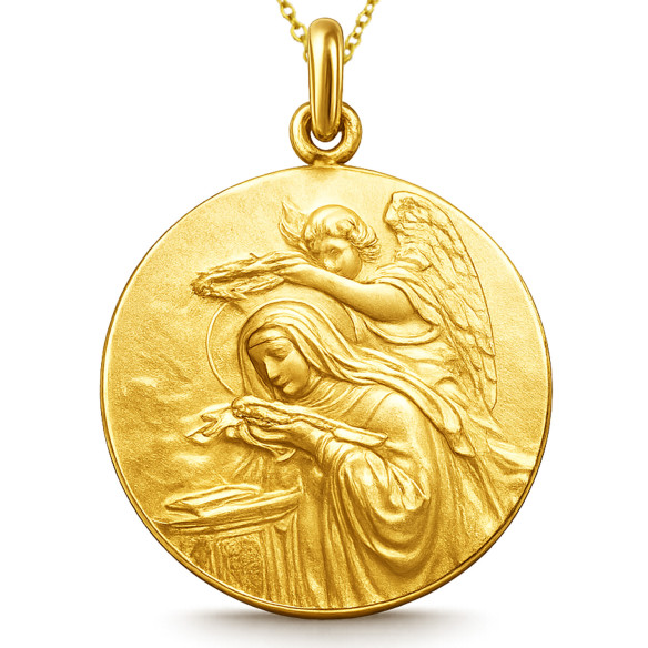 Saint Rita Medal 18K Gold 04517550052