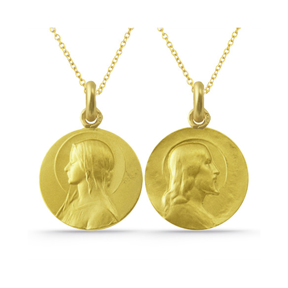 Scapular Savior and Virgin Veil 18k 04518070052
