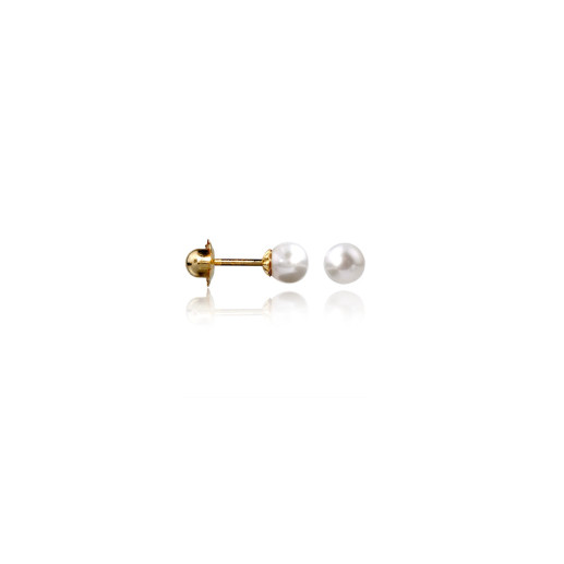 Baby Pearl Screw Nut Earrings 04110080020 2