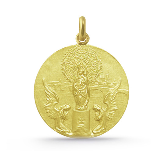 Medalla Virgen del Pilar Oro 18kt 04515250052