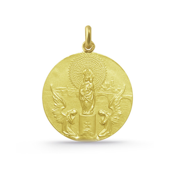 Medalie Fecioara Pilar Aur 18K