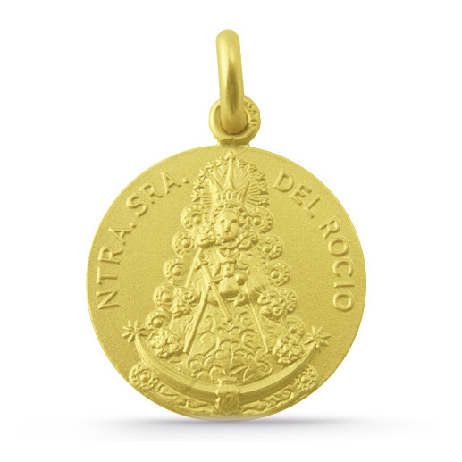 Medalla Virgen del Rocío Oro 18k 04515270052