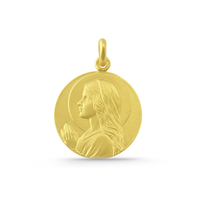 Medalla Virgen María Niña Oro 18kt 04515300052