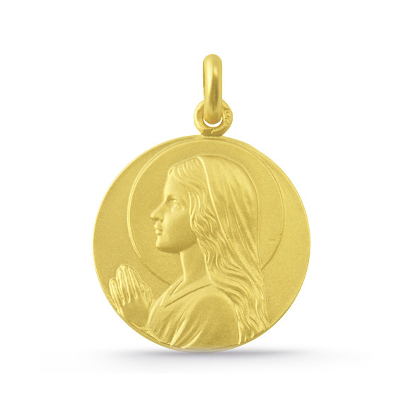 Medalla Virgen María Niña Oro 18kt 04515300052