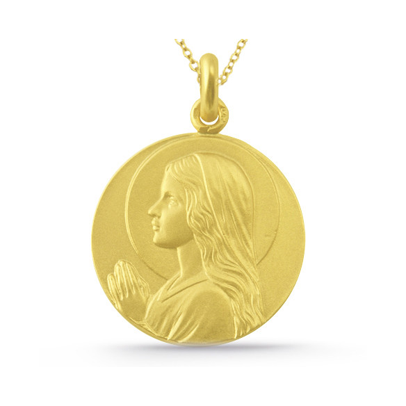 Medalla Virgen María Niña Oro 18kt 04515300052