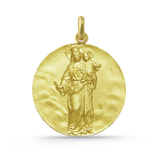 Medalla Jomfru Maria Hjælper 18K