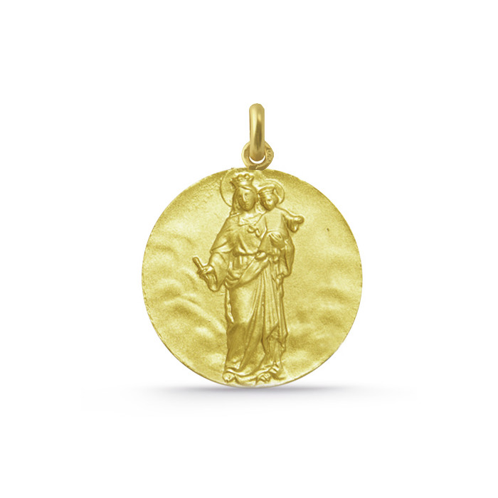 Virgin Mary Help of Christians Medal 18K.04515390052