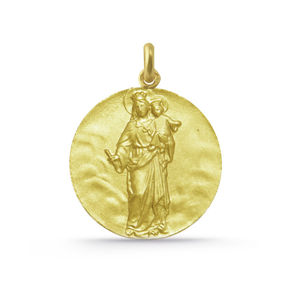 Medalla Virgen Maria Auxiliadora 18Kt.04515390052