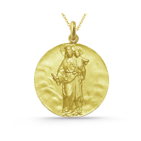 Medalla Virgen Maria Auxiliadora 18Kt.04515390052