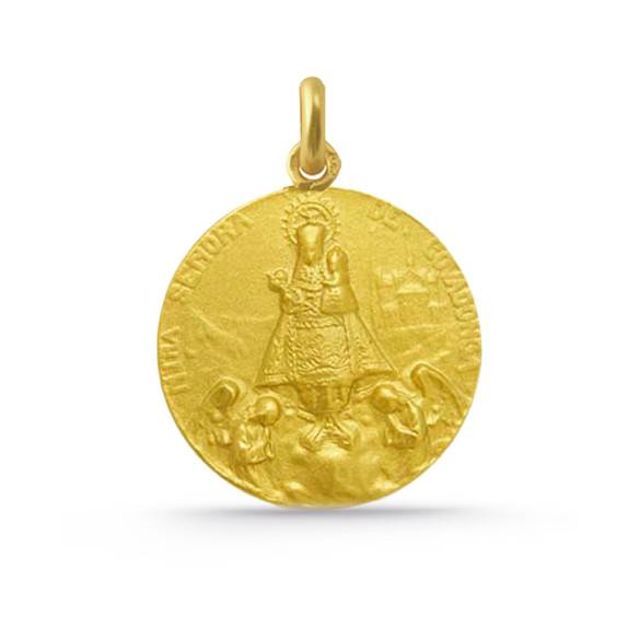 Medalla Jomfru af Covadonga 18K