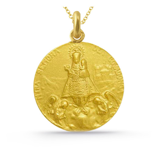 Medalla Virgen Covadonga 18Kt. 04515430052 2