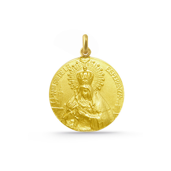 Medalla Virgen Esperanza Macarena 18K