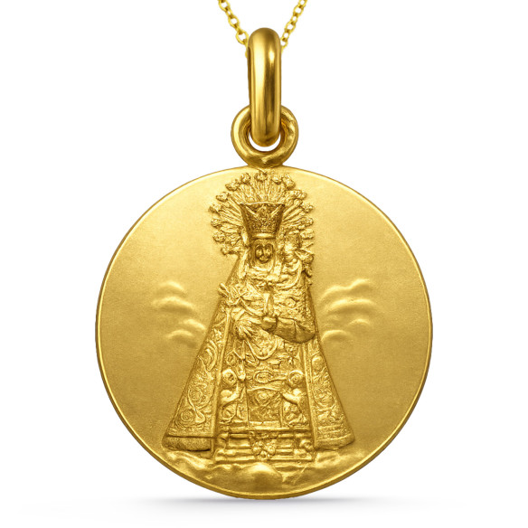 Medalla Virgen de los Desamparados 18k 04515520052