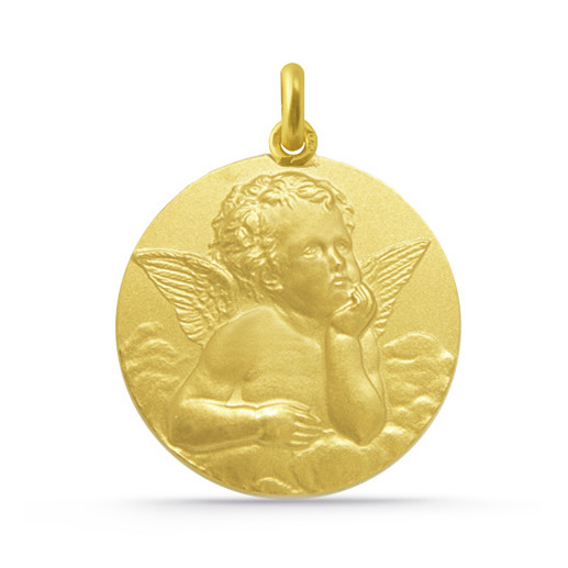 Medalla Engel Serafín 18K Guld