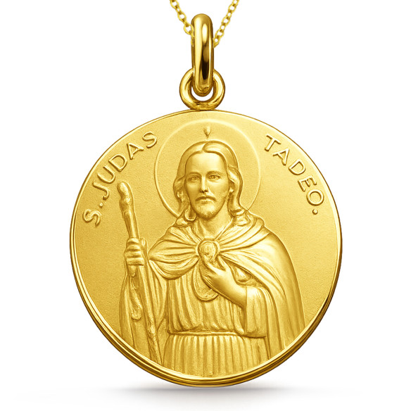 Medalla San Judas Tadeo Oro 18K 04517160052