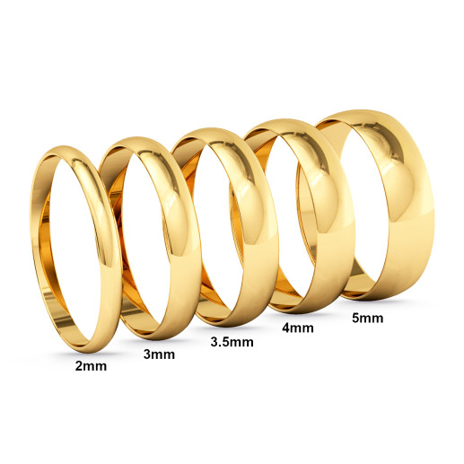 Atenea Wedding Ring Shiny Yellow Gold 99411002100 2