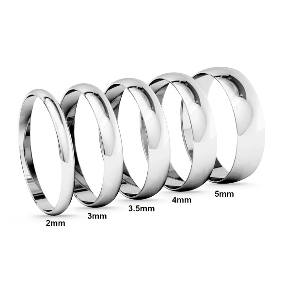 Atenea Platinum Shine Wedding Ring 99411004100