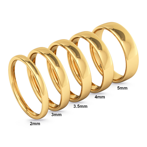Musa Yellow Gold Wedding Alliance 99411022100