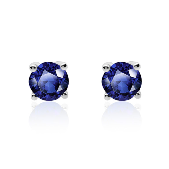Jackie Sapphire Earrings in White Gold 99925220024