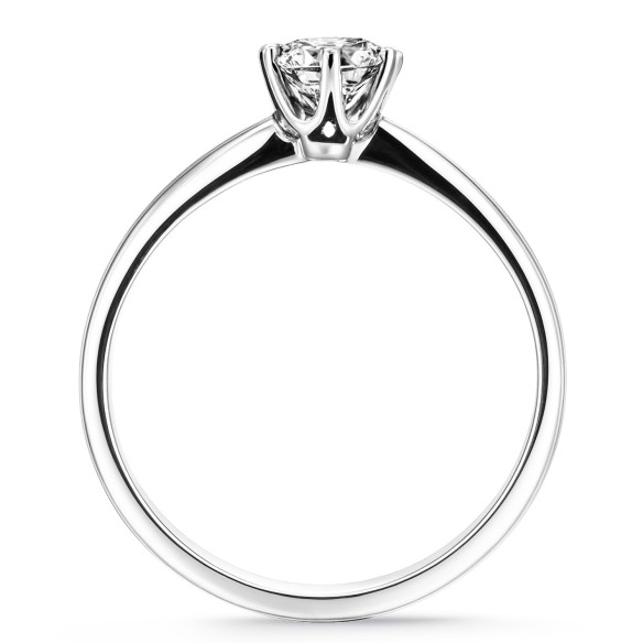 Charlotte Platinum Engagement Ring 0.10 to 0.70 Carat