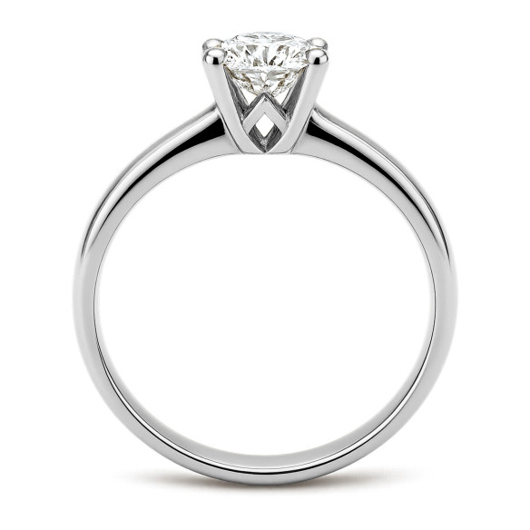 Anillo diamante Frida en platino | Platinum solitaire