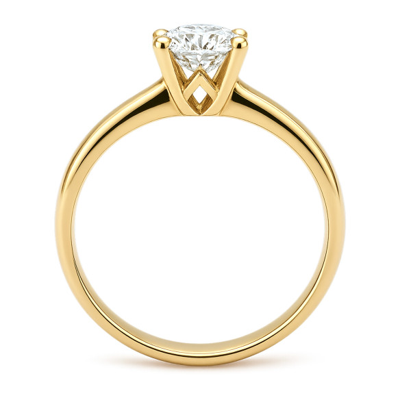Frida Solitaire Diamond Ring 0.10 to 0.70 carats Yellow Gold