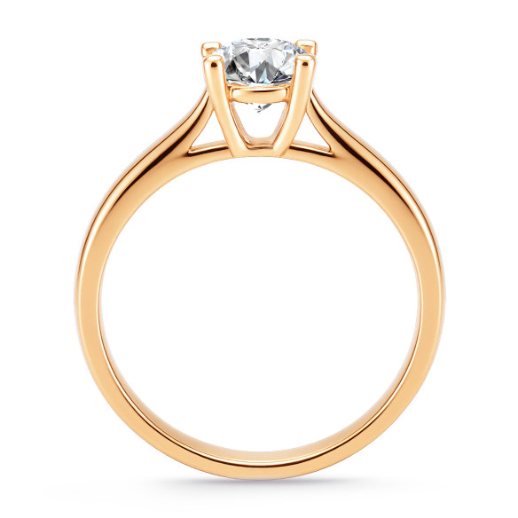 Nancy rose gold diamond ring 0.10 to 0.70 carats