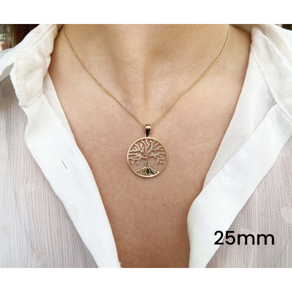 Colgante Arbol Vida Oro 18kt 9992918xx40