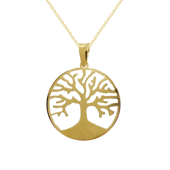 Colgante Arbol Vida Oro 18kt 9992918xx40