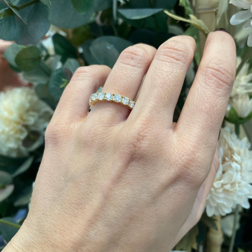 Anillo Diamantes Eternity Churumbella 2,25 a 2,70 Quilates 2