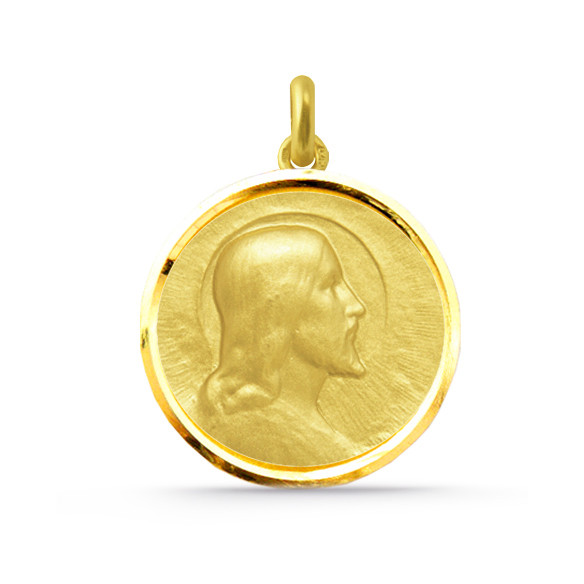 Christ the Savior Medal 18k Gold Bezel 04516530052
