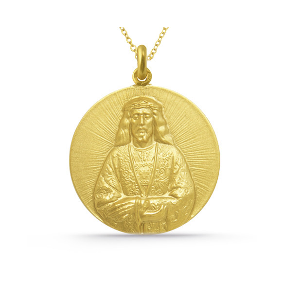 Medalla Jesús de Medinaceli zlato 18K
