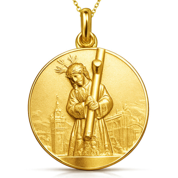 Medalla Jesús del Gran Poder Oro 18kt 04516610052