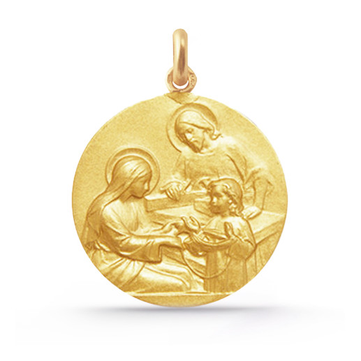 Medalla Sagrada Familia Oro 18K 04516630052