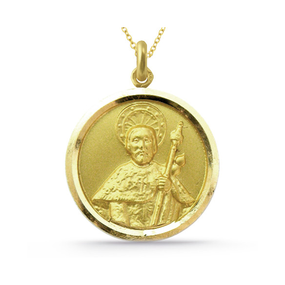 Medalla Santiago Apostol  Oro 18 kt.04517020052