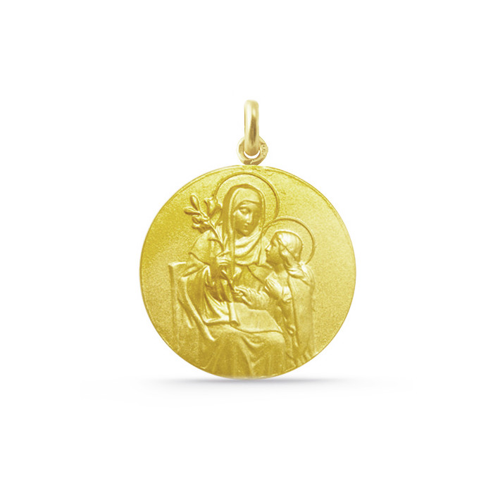 Medalla Santa Ana 18K sárga aranyból