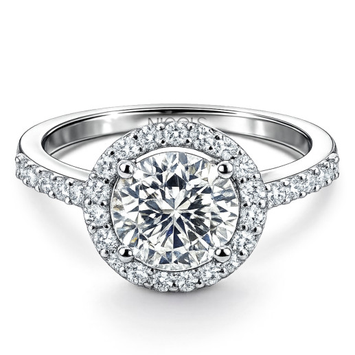 Clavel 1.50 ct Diamond Solitaire Ring in White Gold 99930171011