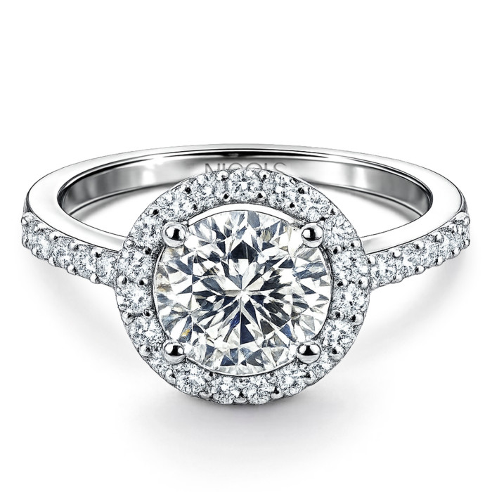Clavel 1.50 ct Diamond Solitaire Ring in White Gold 99930171011