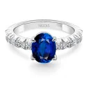 Bagues de Fiançailles Bleues